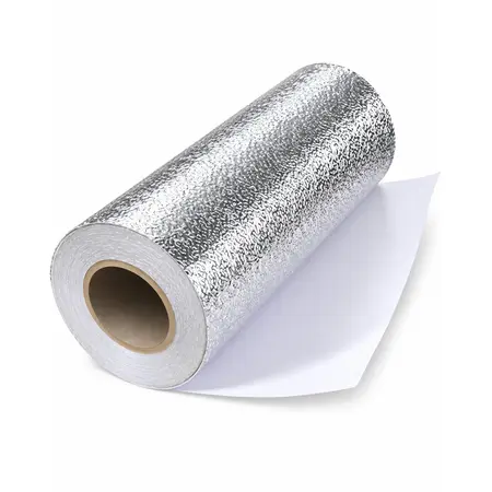 Glitter Metallic Aluminum Foil Kitchen Sticker — Self-Adhesive Wallpaper & Floor Films
