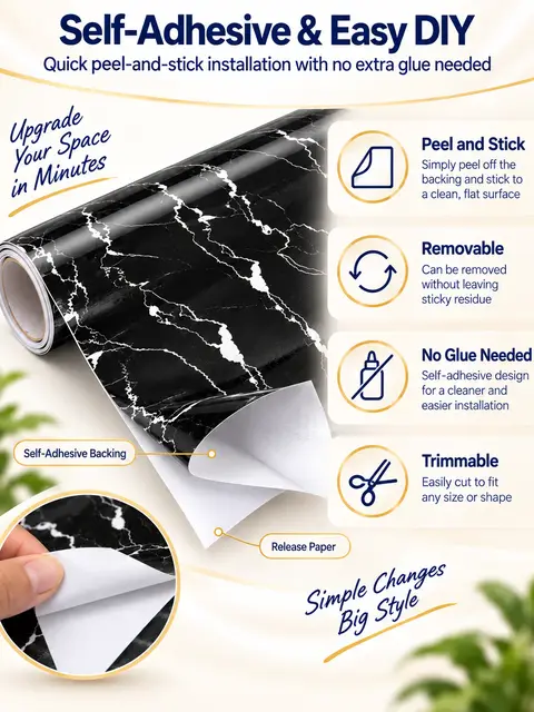 High Quality Self Adhesive Vinyl Wall Decoration Wallpaper — Bedroom & nursery