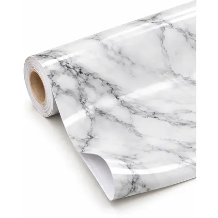 High-Quality Easy-to-Clean Self-Adhesive Marble Wallpaper for Kitchen — Self-Adhesive Wallpaper & Floor Films