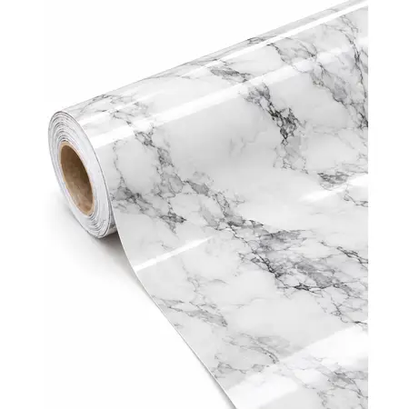 PVC Adhesive 3D Stone Marble Contact Paper — Self-Adhesive Wallpaper & Floor Films