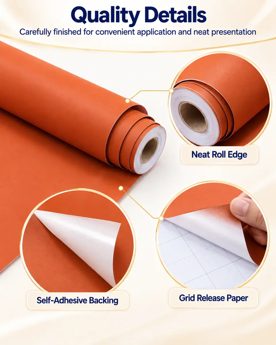 Cheap Price Elegant Custom Kitchen Graphics Wallpaper Plastic Flooring Waterproof PVC Film for Bathrooms Decoration — Installation and application detail