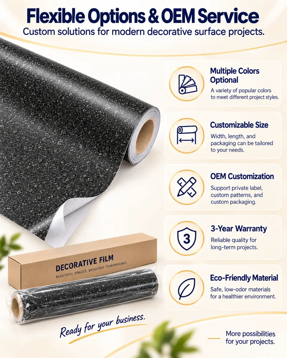 Korean Style PVC 3D Durable Self Adhesive Waterproof Wallpaper — Roll format and packaging