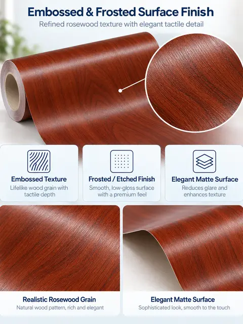 Wood Grain Laminating PVC Film for Furniture — Living room