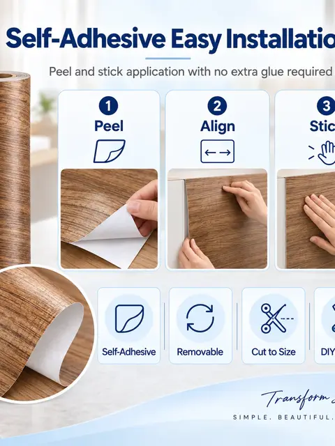 Wood Grain Wallpaper Rolls — Bedroom & nursery