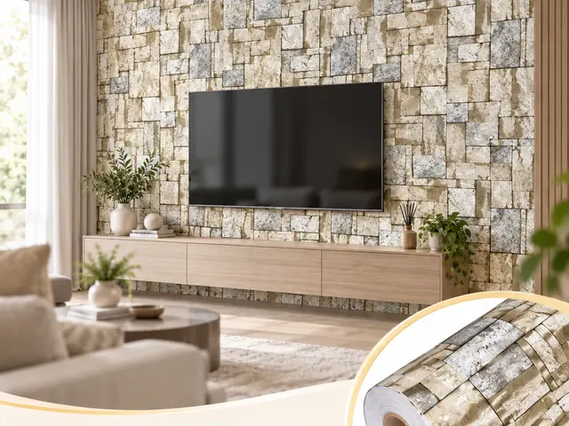 Brick & Stone Wallpaper