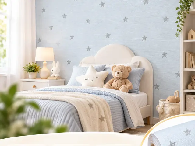 Kids & Geometric Wallpaper